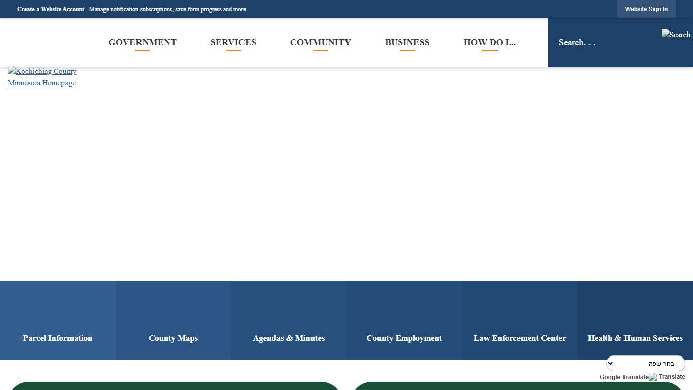 Koochiching County, MN Official Website