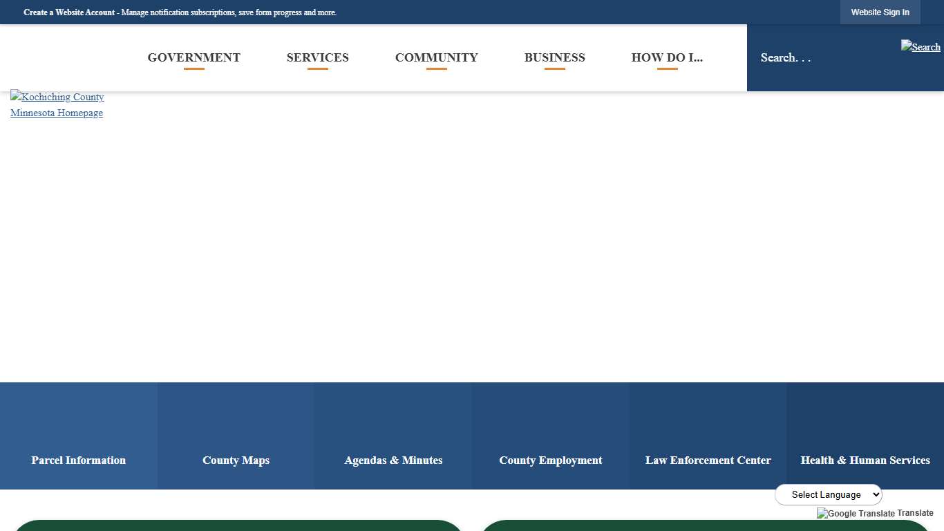 Koochiching County, MN Official Website